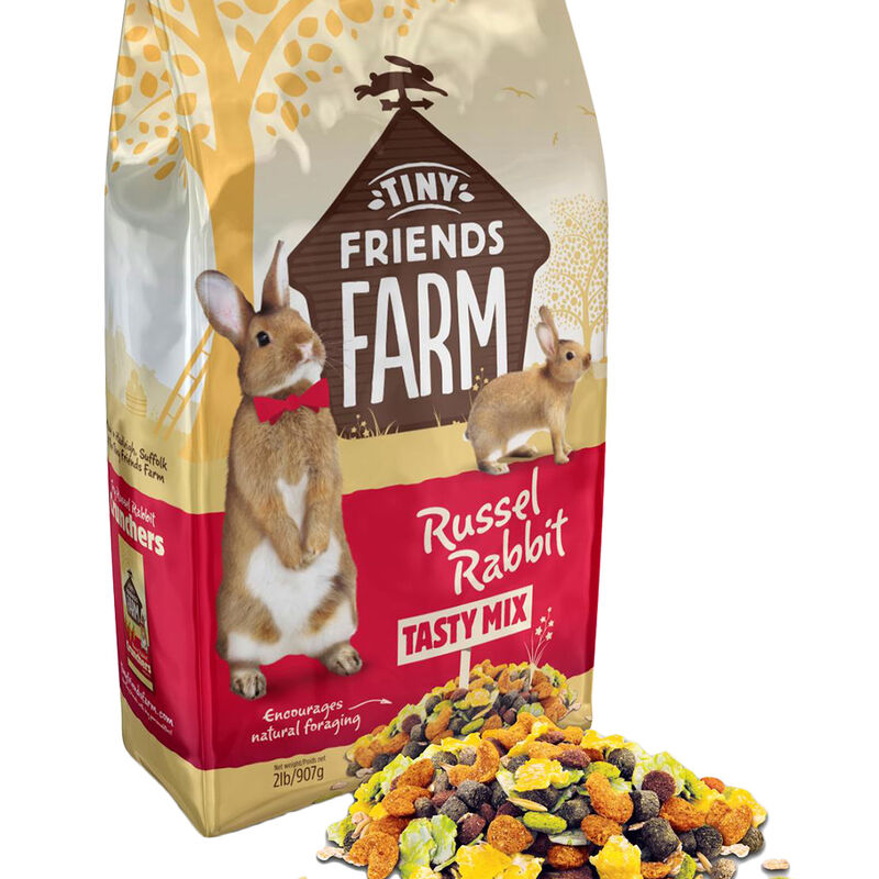 Tiny Friends Farm, Russel Rabbit Tasty Mix - 907 g image number null